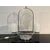 Unique two-light lamp in metal and glass, 20th century Unique two-light lamp in metal and glass, 20th century