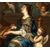 Scuola Romana del XVII secolo, Santa Cecilia con angeli in concerto, dipinto olio su tela Scuola Romana del XVII secolo, Santa Cecilia con angeli in concerto, dipinto olio su tela