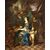 Scuola Romana del XVII secolo, Santa Cecilia con angeli in concerto, dipinto olio su tela Scuola Romana del XVII secolo, Santa Cecilia con angeli in concerto, dipinto olio su tela