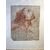 Studio di testa maschile, disegno a sanguigna su pergamena, fine XVII secolo