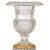 Vaso centrotavola in cristallo molato e bronzo dorato, Francia, primi XIX secolo Vaso centrotavola in cristallo molato e bronzo dorato, Francia, primi XIX secolo