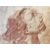 Studio di testa maschile, disegno a sanguigna su pergamena, fine XVII secolo