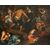 Fine 17th-century oil on canvas. Country scene with musicians – school of Francesco Guarini (1611-1654)