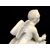 Scultura in marmo bianco, firmata Pompeo Marchesi, Amorino che scrive, 1840 Scultura in marmo bianco, firmata Pompeo Marchesi, Amorino che scrive, 1840