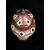 Polychrome porcelain incense burner, decorations and base in gilded bronze, France 19th century