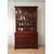 Mahogany feather bookcase, France, 19th century