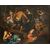 Fine 17th-century oil on canvas. Country scene with musicians – school of Francesco Guarini (1611-1654)