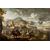 Marzio Masturzo, Battle between cavalry and vessels with fortified city on the left, oil on canvas, 17th century