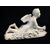 Scultura in marmo bianco, firmata Pompeo Marchesi, Amorino che scrive, 1840 Scultura in marmo bianco, firmata Pompeo Marchesi, Amorino che scrive, 1840