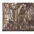 Icon depicting the Madonna and Child, painting on wood panel, embossed silver-plated copper Riza, 19th century