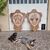 Pair of painted wooden noble shields from the 20th century