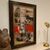 1950s Brutalist painting: mixed media on cardboard