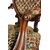 Louis Philippe style walnut medallion armchair - 19th century Louis Philippe style walnut medallion armchair - 19th century