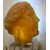 20th-century academic sculpture in wax, head of Venus, amber effect 20th-century academic sculpture in wax, head of Venus, amber effect