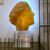 Scultura accademica del ‘900 in cera testa di Venere effetto ambra