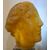 Scultura accademica del ‘900 in cera testa di Venere effetto ambra