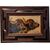 "BUFFALO HEADS" - OIL ON THICK CARDBOARD - GIUSEPPE RAGGIO (1823 - 1916)