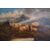 MOUNTAIN PASTURE WITH SHEEP - FRANCE - 19TH CENTURY