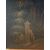 Chinese Painter (18th Century) - Oriental scene with a boat on the river. Chinese Painter (18th Century) - Oriental scene with a boat on the river.