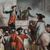 Italian painter (18th century) - Street theatre. Italian painter (18th century) - Street theatre.