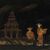 Chinese painter (18th century) - Oriental scene with pagoda. Chinese painter (18th century) - Oriental scene with pagoda.