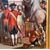 Italian painter (18th century) - Street theatre. Italian painter (18th century) - Street theatre.