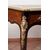 Antique French Napoleon III desk in precious exotic woods with gilded bronze inlays. 19th century period. Antique French Napoleon III desk in precious exotic woods with gilded bronze inlays. 19th century period.