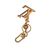 LOUIS VUITTON Accessorio in Metallo Col. Oro S LOUIS VUITTON Accessorio in Metallo Col. Oro S