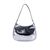 PRADA Borsa a Tracolla in Pelle Lucida Col. Argento Cleo M PRADA Borsa a Tracolla in Pelle Lucida Col. Argento Cleo M