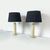 Pair of parchment lamps - 1970 Pair of parchment lamps - 1970