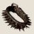 18th century leather and wrought iron mastiff dog collar
