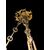 Gilt bronze chandelier.