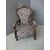 Louis Philippe style walnut armchair, 19th century, dimensions L72xP62xH98 cm
