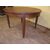Oval extendable walnut table with four legs L123xW109xH76