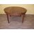 Oval extendable walnut table with four legs L123xW109xH76
