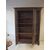 Mahogany bookcase with two doors and solid columns in Empire style from the early 1800s, dimensions: L148xW45xH228 cm.