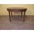 Oval extendable walnut table with four legs L123xW109xH76