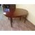 Extendable oval mahogany Luigi XVI table from the 19th century, L 146xW117xH77 cm