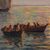 QUADRI ANTICHI, QUADRI MARE, MARINA CON VELIERO, PITTURA AD OLIO SU TELA, DELL'800. (QM701)