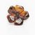 Dark amber flower - G/283 -