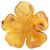 Fiore in ambra chiara - G/281 -