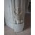 CARVED WHITE CARRARA MARBLE FIREPLACE LOUIS XV STYLE FRANCE cm L132xP43xH109