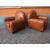 COPIA DI POLTRONE MODELLO CLUB IN PELLE MARRONE EPOCA 900 cm L 98xP85xH90