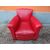 POLTRONA IN PELLE ROSSA VINTAGE MODELLO CLUB EPOCA 900 cm L 85xP85xH75 POLTRONA IN PELLE ROSSA VINTAGE MODELLO CLUB EPOCA 900 cm L 85xP85xH75