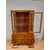 Art Deco walnut and burr walnut display cabinet, original from 1930-40