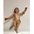 POLYCHROME WOOD SCULPTURE 17TH CENTURY ANGEL H 79 CM