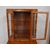 Art Deco walnut and burr walnut display cabinet, original from 1930-40