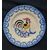 Pair of plates with rooster, Federico and Giuseppe Besio
