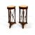 Pair of mahogany gueridons, Empire style, early 20th century