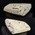Beautifully carved bone snuffbox, 18th century